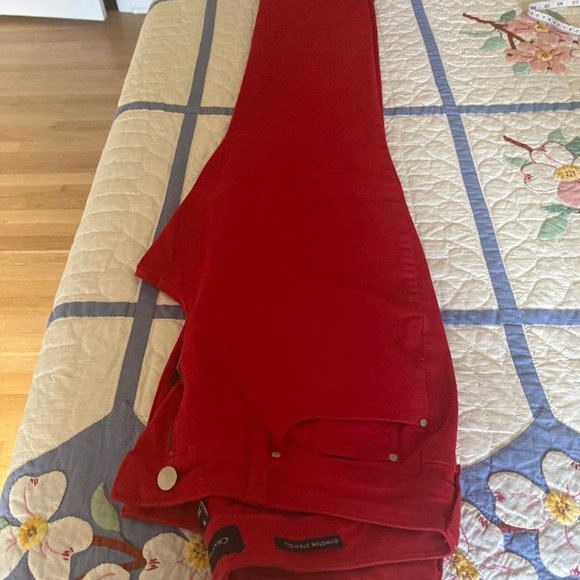 Charter Club Red Jeans Size 8 - Picture 3 of 7